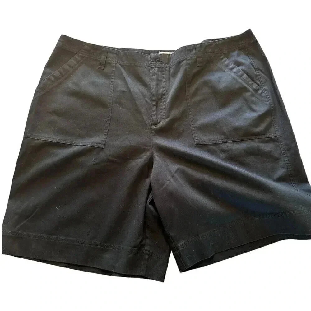 christopher and banks jean shorts women's size 20W black